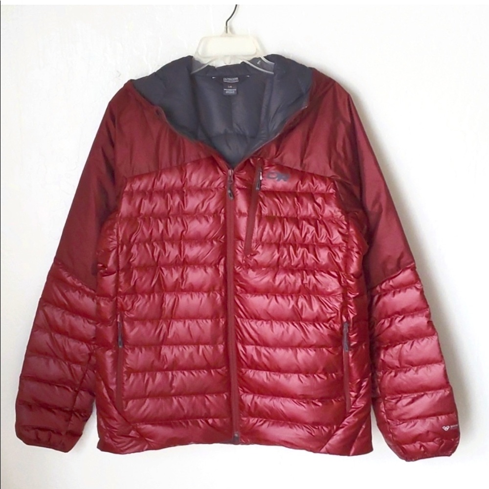 OUTDOOR RESEARCH Helium Down Hooded Jacket - Waterproof, 800 Fill Power - NWOT